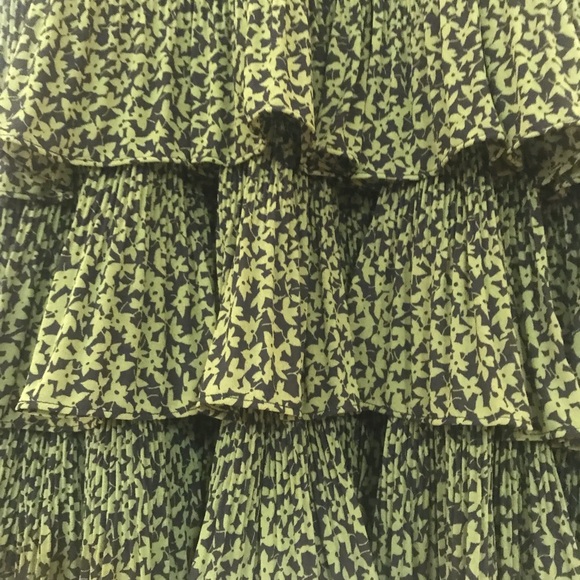 Michael by Michael Kors Green Floral Dress Size Small - Picture 2 of 9